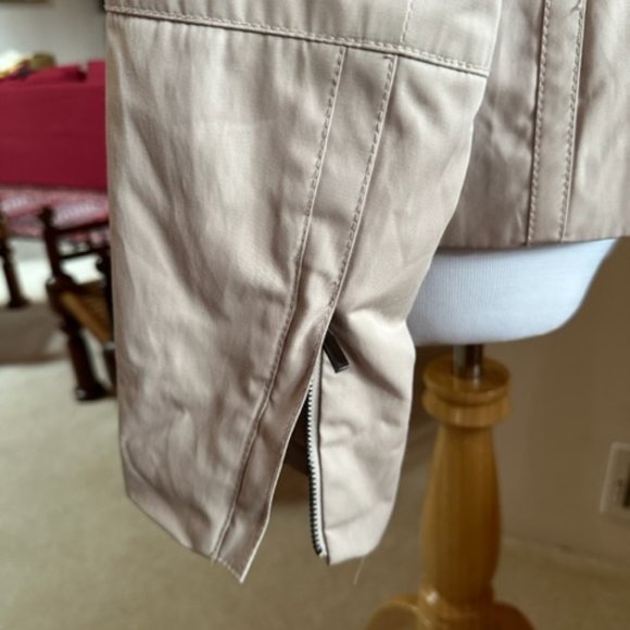 ANN TAYLOR Beige Tan Insulated All Weather Utility Jacket Parka – S - Picture 12 of 15